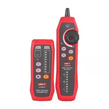 Localizador de cabos UNI-T UT683KIT — testador digital de cabos e linhas com ecrã LCD e sinal sonoro