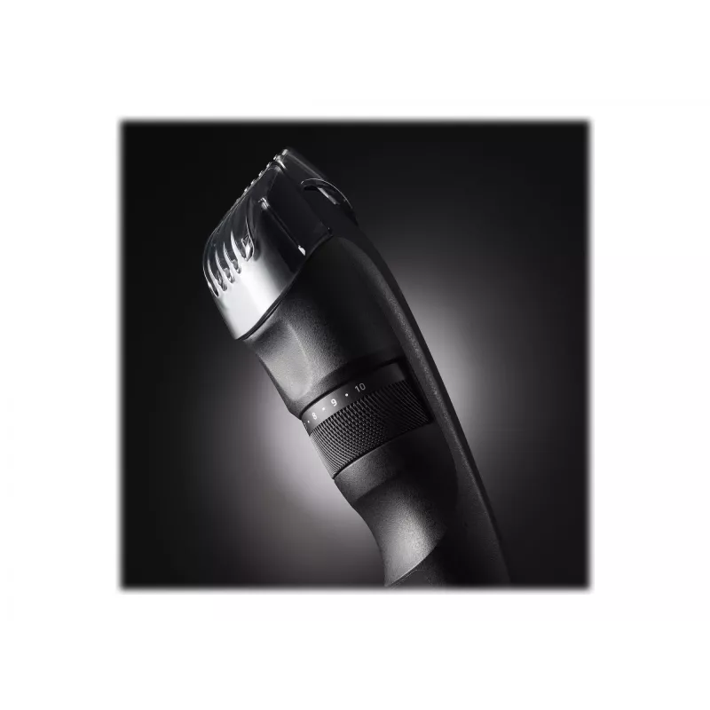 Aparador de barba Panasonic ER-SB40-K803 — 0,5–10 mm, 19 níveis, Li-Ion, sem fios/com alimentação, preto
