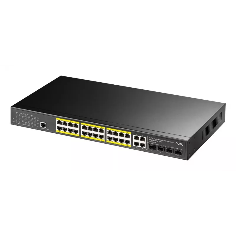 Switch gerido Cudy GS2028PS4 L2 Gigabit Ethernet 24 portas PoE