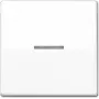 Placa de cobertura para interruptor de parede JUNG AS 591 KO5 WW branco — AS591KO5WW