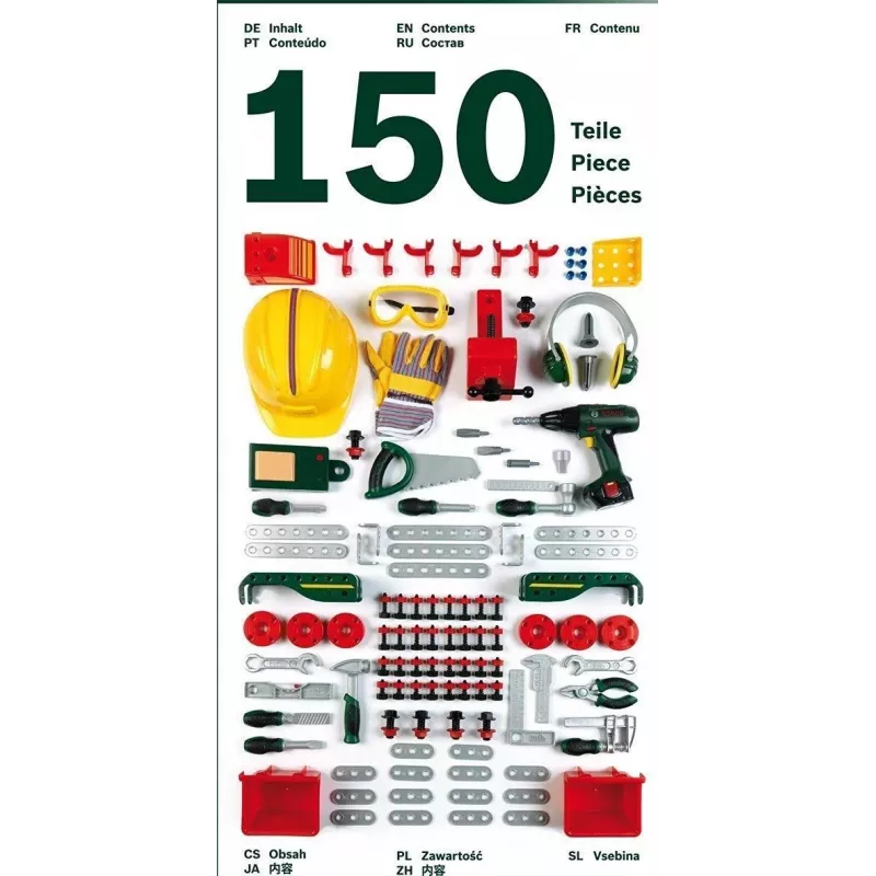Bancada de trabalho Bosch Workbench No 1 150 peças