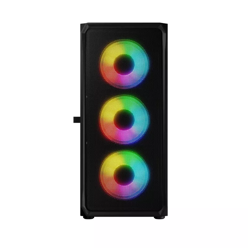 Caixa LOGIC CONCEPT Portos ARGB ATX Mid-Tower, preto