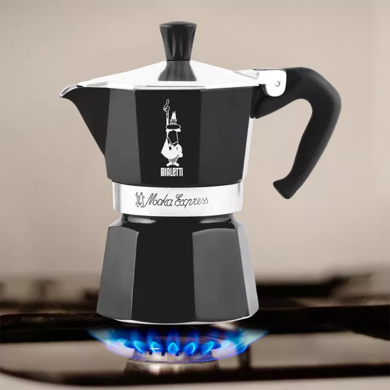 Cafeteira Moka Bialetti Moka Express preto