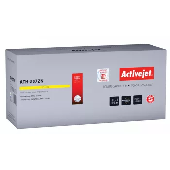 Activejet ATH-2072N toner (substituto do HP 117A W2072A; 2072A Supreme; 700 páginas; amarelo)