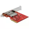 DeLOCK PCI Express > 1x slot externo CFexpress - leitor de cartões (CF) - PCI Express x4 3.0 (91748)