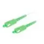 Cabo de patch de fibra ótica LANBERG SM SC/APC-SC/APC Simplex 10m LSZH G.657.B3 3,0mm branco