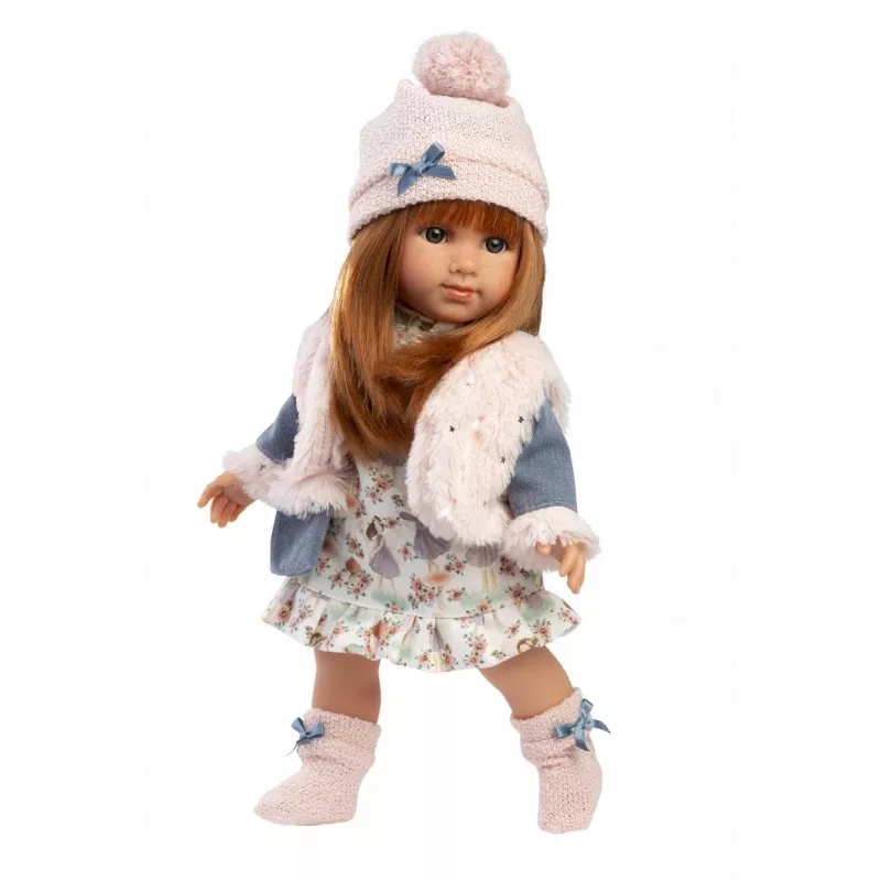 Boneca Llorens Nicole 35 cm – características realistas, corpo macio, boneca bebé