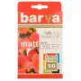 Papel fotográfico Barva IP-A230-023 mate 230 g/m² 10x15 cm 50 folhas