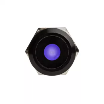 Interruptor/botão antivandalismo DimasTech 19mm Blackline Dot RGB PD218