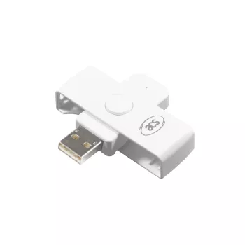 ACS ACR39U-N1 - Interior - Branco - ISO 7816 Partes 1-3 - Classe A - B - C (5 V - 3 V - 1,8 V) - USB 2.0 - T=0, T=1, Suporte de Cartões de Memória - Android - iOS (ACR39U-N1)