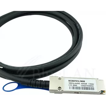 Cabo DAC CBO QSFP28 para 4×SFP28 cobre de ligação direta, 3 m de comprimento