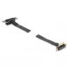 Placa riser DeLOCK PCI Express x1 macho 90° angular para slot x1 90° angular com cabo 60 cm