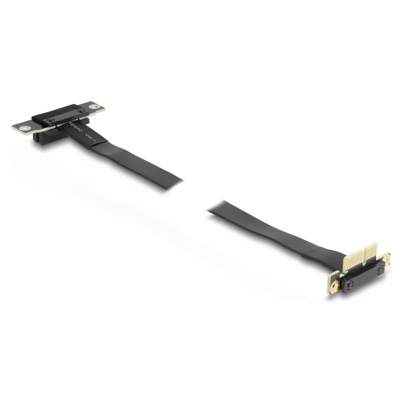 Placa riser DeLOCK PCI Express x1 macho 90° angular para slot x1 90° angular com cabo 60 cm