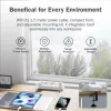 Extensão elétrica DIGITUS 3 tomadas com 2×USB-A e 1×USB-C, 3 tomadas AC tipo E/F, cabo de 1,5 m, branco