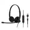 Headset EPOS IMPACT 100 UC Estéreo USB-C+A com fios leve confortável