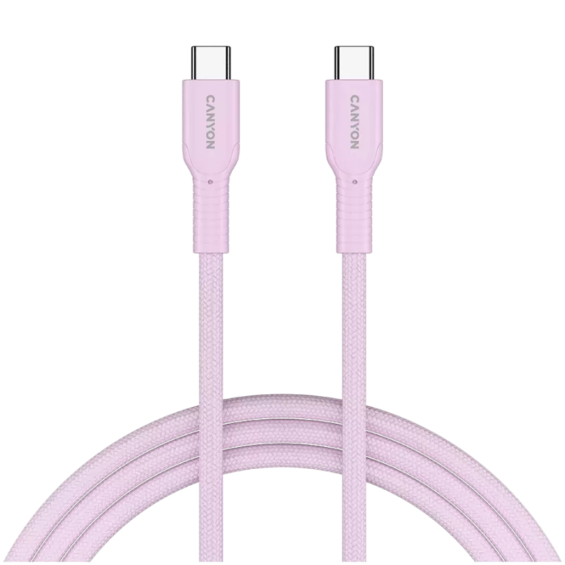 Cabo CANYON OnWire 60CL C-C 60W COLOR entrançado 1m rosa