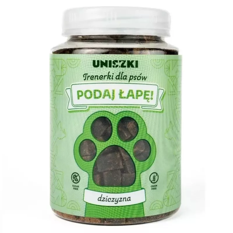 UNISZKI Podaj lape Treats Game snack para cães, 210 g