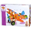 Constructor autocarro de dois pisos, brinquedo de construção 85 peças