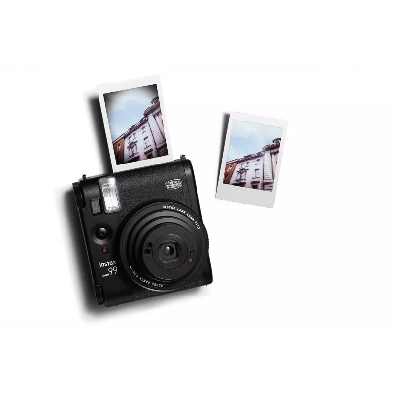 Máquina fotográfica instantânea Fujifilm Instax Mini 99 preta — imagem 62×46 mm, filme 86×54 mm, distância focal 60 mm