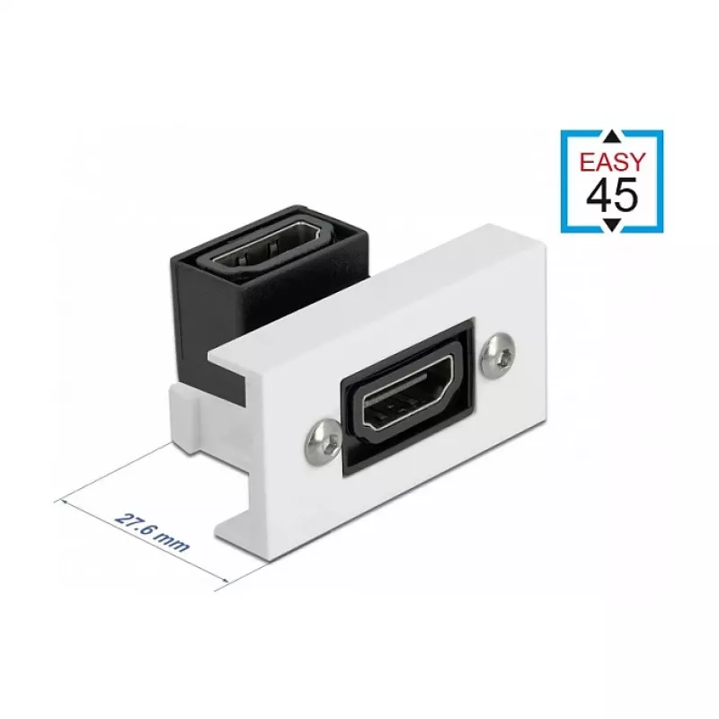 Módulo HDMI DeLOCK Easy 45 81304 angular 90° 22,5 x 45 mm