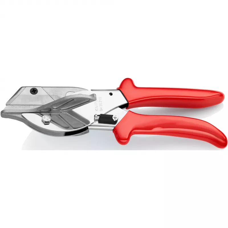 Knipex 94 35 215 Tesoura de esquadria para perfis de plástico e borracha, 215 mm