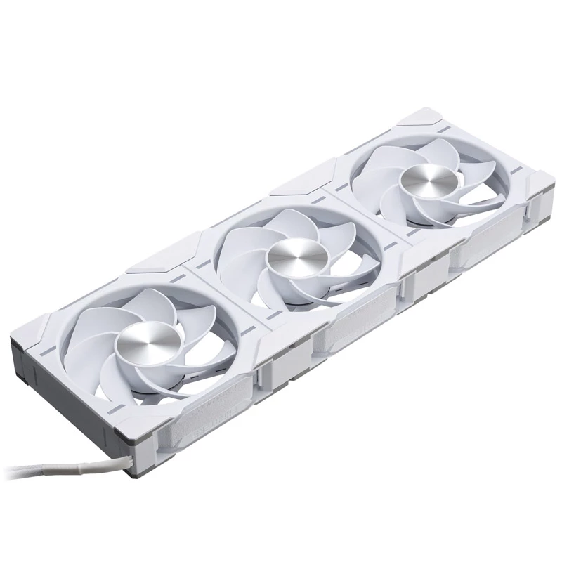 Phanteks D30-120 PWM Reverse Airflow D-RGB ventoinha para caixa, 120 mm, (3 unid.), branca