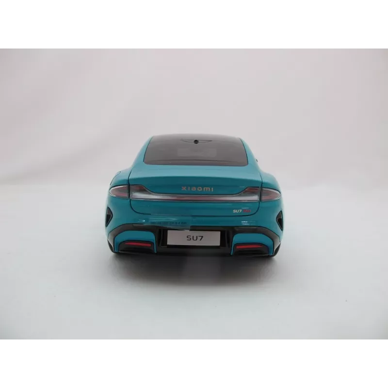 Xiaomi SU7 carro em miniatura die-cast 1:18, Aqua Blue