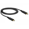 Cabo USB DeLOCK 85531 USB 3.2 Gen 2 1 m USB C preto