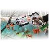 Jamara 410065 Impulse Laser Bug Hunt Set, pistola laser de brincar com alvo, branco/laranja