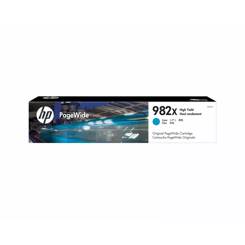 Cartucho original HP 982X alta capacidade ciano PageWide, ciano, 1 unid., 16000 páginas