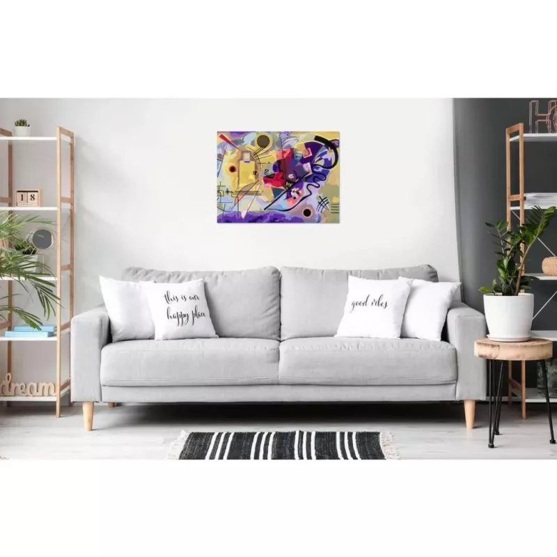 Conjunto de pintura Ravensburger CreArt ART Collection Canvas Edition Kandinsky – amarelo, vermelho, azul