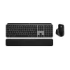 Logitech MX Keys S Combo para Mac, sem fios, conjunto de teclado e rato layout DE, teclas e funções otimizadas para macOS