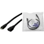 Logilink - Cabo de Extensão USB - Micro-USB Type-B (macho) para Micro-USB Type-B (fêmea) - USB 2.0 - 2 m - preto (CU0123)