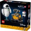 LEGO Disney Pixar 43279 WALL-E e EVE conjunto de construção, 811 peças, 18+