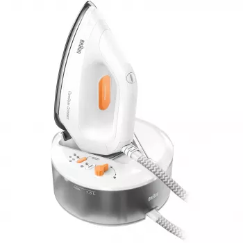 Ferro de engomar Braun CareStyle Compact IS 2132 2400 W 1,5 L base EloxalPlus laranja, branca