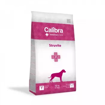 Comida seca para cães Calibra Veterinary Diets Struvite 12 kg – alimento veterinário para vias urinárias, frango, sem açúcar, sem glúten