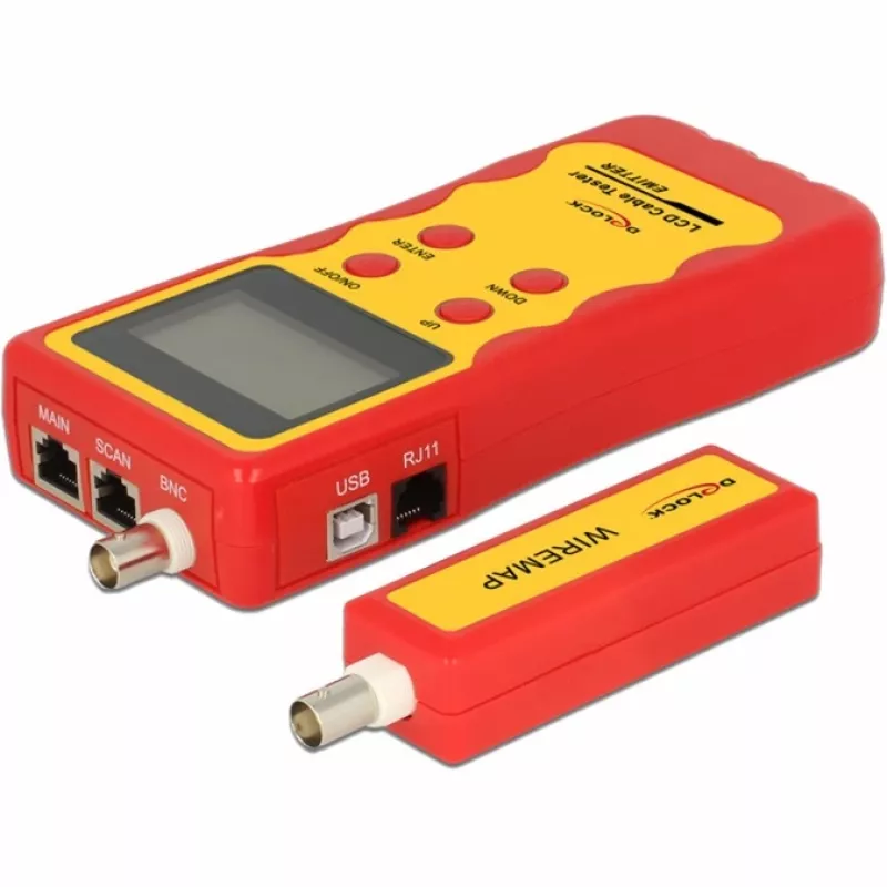 Delock testador de cabos LCD - testador de rede (86108)