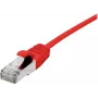 Cabo de patch Ethernet Dexlan 858730 CAT6a S/FTP 1 m, vermelho