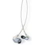 Headset Shure SE215 Pro monitor intra-auricular com fios para palco/estúdio transparente