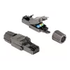 Cabo de rede DeLOCK ficha RJ45 Cat.8.1 STP sem ferramentas preto
