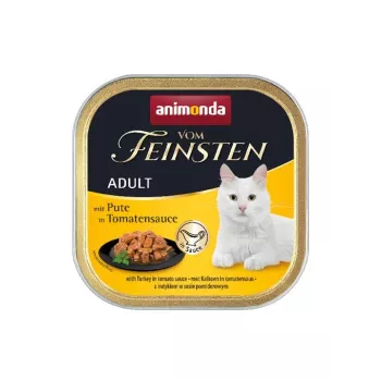 Animonda Vom Feinsten Peru em molho de tomate, 100 g cuvete, sem cereais, adulto