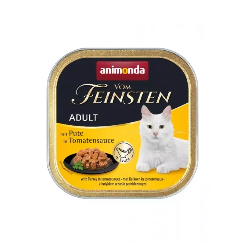Animonda Vom Feinsten Peru em molho de tomate, 100 g cuvete, sem cereais, adulto