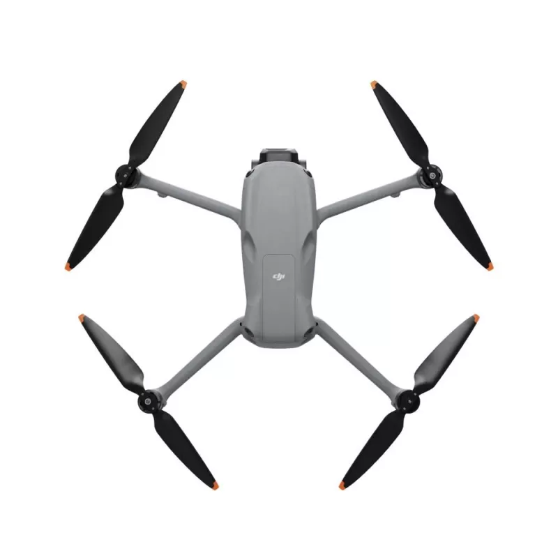Quadricóptero DJI Air 3s RC-N3 — câmara de 50 MP, 4K 3840×2160, 4 rotores, máx. 27 m/s, alcance de 32.000 m, bateria de 4276 mAh, cinzento
