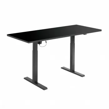 Secretária de gaming White Shark Dark Force — design ergonómico, altura ajustável