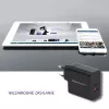 Qoltec 51716 carregador de parede 63 W, USB-C PD + USB QC 3.0, 5-20 V 1,5-3 A, preto