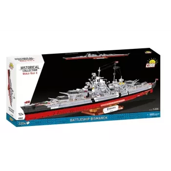Kit de montagem Cobi couraçado Bismarck modelo com 3204 peças - Cobi CO BI-4860