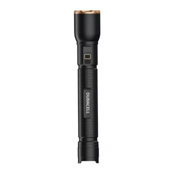 Lanterna Duracell DF6000R caixa de oferta — lanterna de mão recarregável, preta