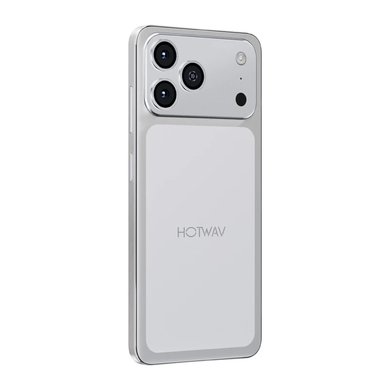 Smartphone HOTWAV A17 Pro Max prateado — HOTWAV A17 Pro Max