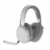 Headset Fractal Design Scape com fios & sem fios arco de cabeça música estação de carregamento Cinzento