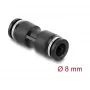 DeLOCK 60740 conector pneumático 8 mm reto